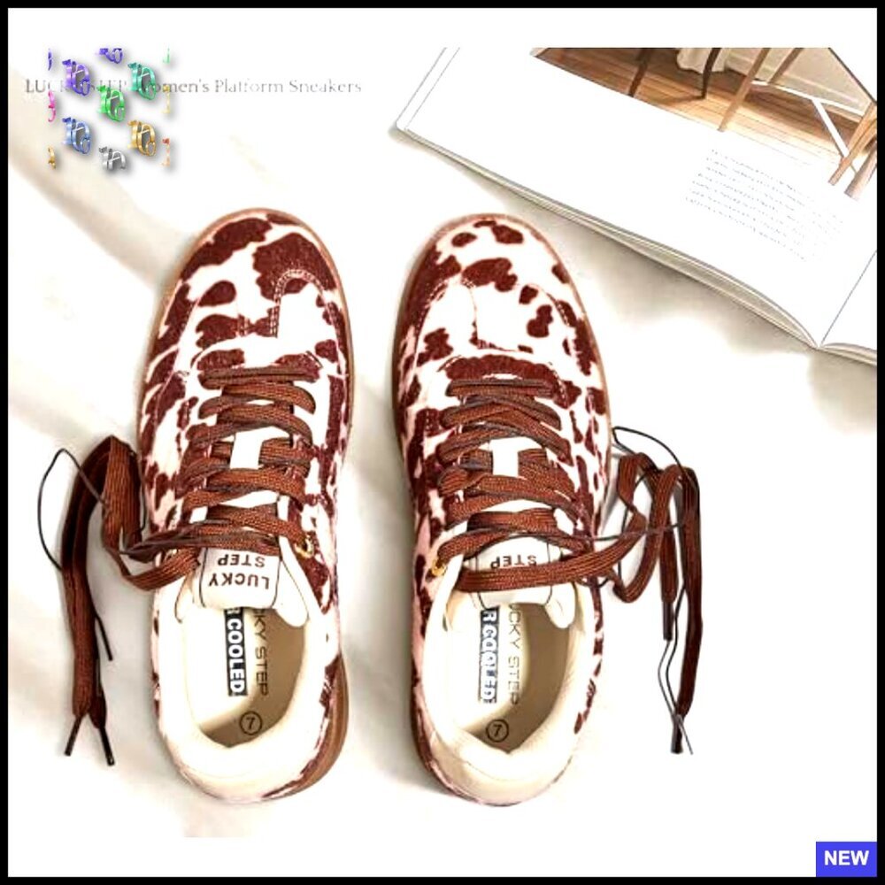Chunky Platform Sneakers Retro Fashion Comfortable Walking Shoes Casual Trainers - Picture 3 of 7